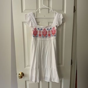 White boutique dress